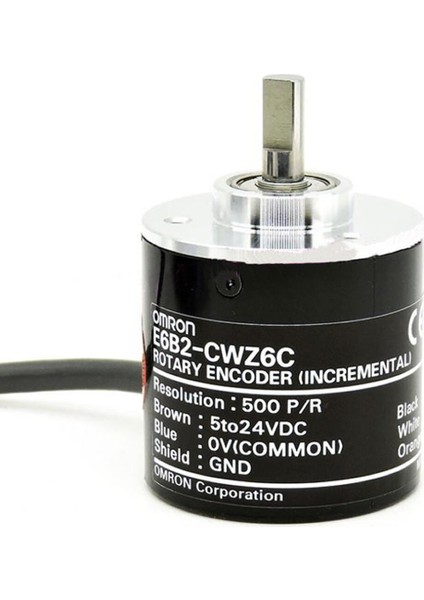 Omron E6B2-CWZ6C 500 Pals Optik Rotary Enkoder Dc 5V/24V Döner Encoder A B Z 3 Fazlı Motor