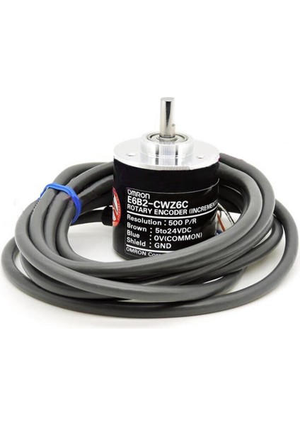 Omron E6B2-CWZ6C 500 Pals Optik Rotary Enkoder Dc 5V/24V Döner Encoder A B Z 3 Fazlı Motor