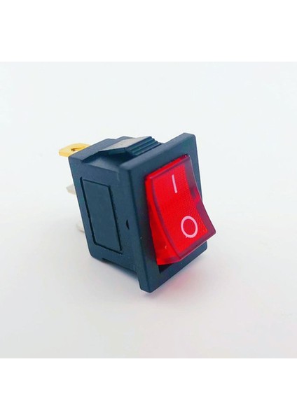 3 Pin Anahtar Ledli Kcd1 Rocker Switch Mini Buton On / Off 10A