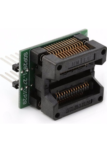 SOP28 SO28 To DIP28 Yaylı Adaptör Soket Eeprom Flash Programlayıcı Entegre Kolay Programlama fiyatları