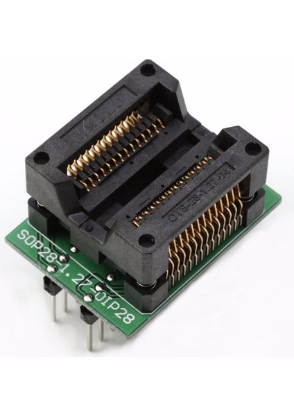 SOP28 SO28 To DIP28 Yaylı Adaptör Soket Eeprom Flash Programlayıcı Entegre Kolay Programlama modelleri