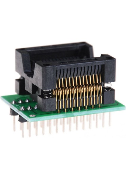 SOP28 SO28 To DIP28 Yaylı Adaptör Soket Eeprom Flash Programlayıcı Entegre Kolay Programlama fırsatları