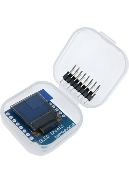 Wemos D1 Mini OLED Shield Modül 64X48 Pixel LCD Wireless Wifi Iot