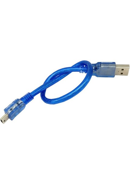 30CM Mini USB Kablo Mavi 480 Mbps USB 2.0 Hot Swap fırsatları