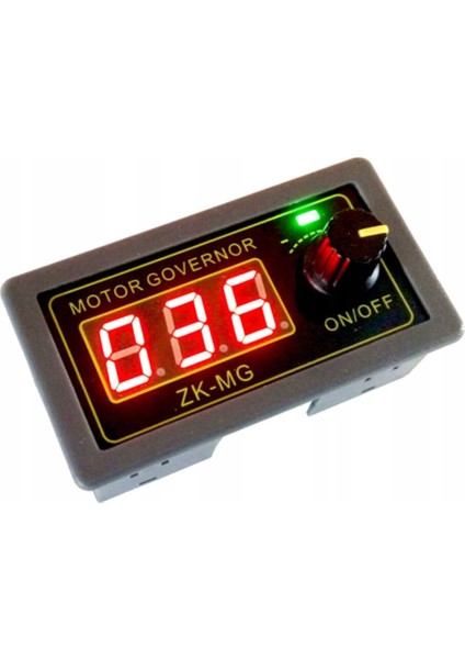 Zk-Mg 30V 5A Dc Motor Sürücü Pwm Hız Kontrol Panel Tip Kutu %0-100 Hız Ayarı Soft Start LED Şerit