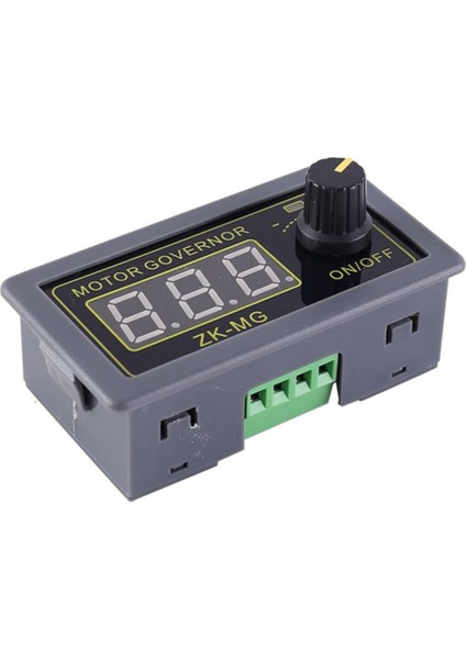 Zk-Mg 30V 5A Dc Motor Sürücü Pwm Hız Kontrol Panel Tip Kutu %0-100 Hız Ayarı Soft Start LED Şerit