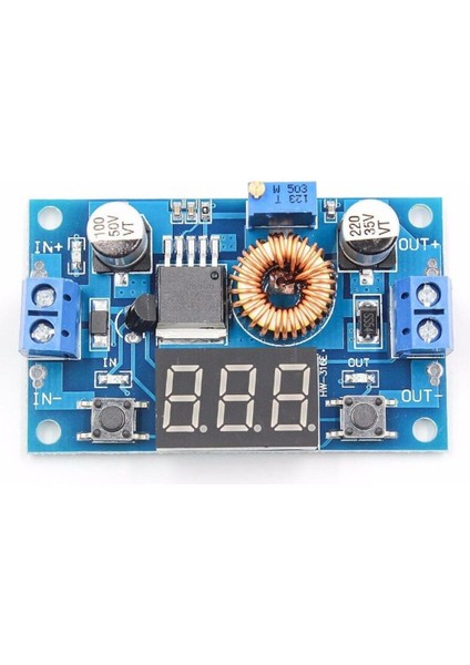 XL4015 Voltmetreli 5A Voltaj Düşürücü Ayarlanabilir Güç Kaynağı