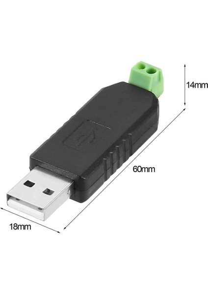 USB To RS485 Modül Kutulu Com Seri Port Sinyal Çevirici Haberleşme Otomasyon Plc Medikal