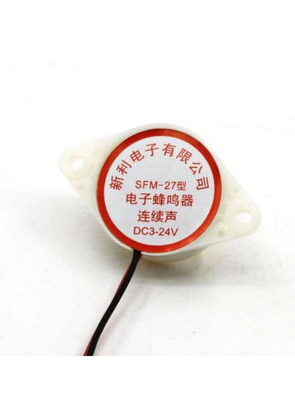Sfm-27 Dc 3-24V 90DB Buzzer Aktif Buzzer Yüksek Beep Ses Üreteci Yüksek Desibel Alarm Uyarıcı Acil