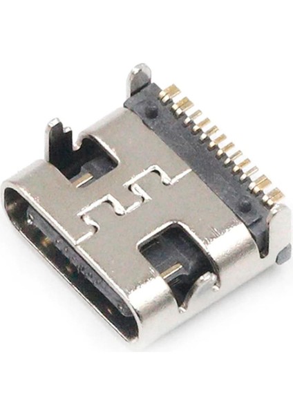 Type-C USB Soket 16 Pin Smd USB 3.1 Cep Tel Elektronik Cihaz USB Port Konnektör Şarj Soketi Dişi