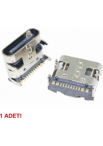 Type-C USB Soket 16 Pin Smd USB 3.1 Cep Tel Elektronik Cihaz USB Port Konnektör Şarj Soketi Dişi