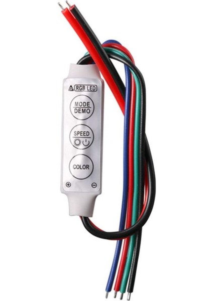 3 Tuşlu Rgb LED Dimmer Dc 12V 3A Renk Hız Parlaklık Ayarı Ortak Anot 20 Renk 19 Mod Hafıza 5050 fiyatları