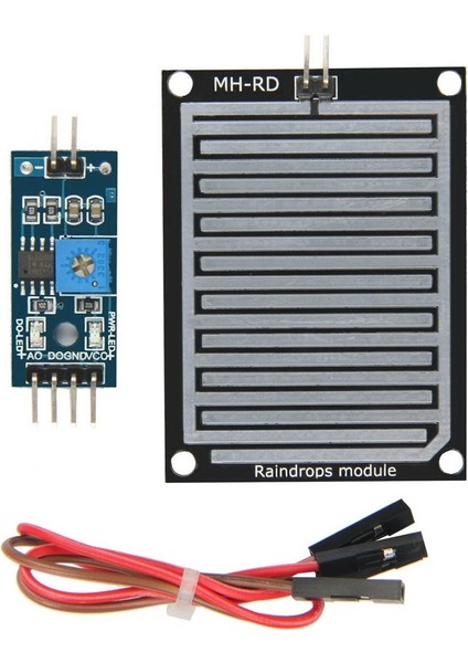 Yağmur Algılama Sensör Modülü Arduino Raindrops Su Algılama