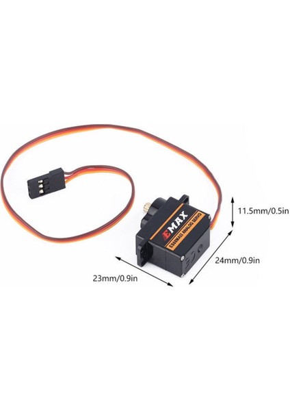 Emax ES08MA Iı 12GR Analog Servo Motor Mini Metal Dişli 1.8kgcm Tork Rc Uçak Drone Robot