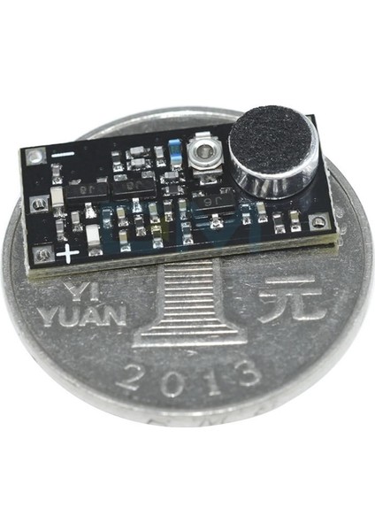 Mikrofonlu Fm Radyo Verici Modül 88-115MHZ Mini Kablosuz Ses Aktarım Kartı 100 Metre Dc 2V/9V
