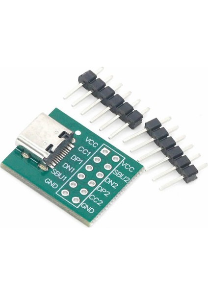 USB Type C To Dip Pcb 12 Pin Adaptör Kart