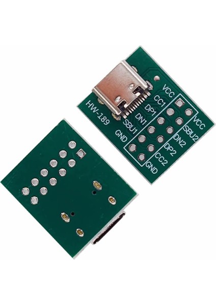 USB Type C To Dip Pcb 12 Pin Adaptör Kart