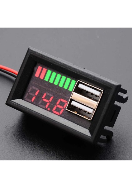 USB Soketli Voltmetreli Akü Kapasite Göstergesi 12V Pil Uyumlu fiyatları