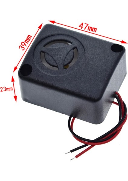 120DB Aktif Buzzer Dc 12V Siren Yüksek Desibel Aralıklı Yüksek Beep Ses Üreteci Alarm Hırsız Araba