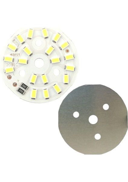 5730 5V 10W 48MM Beyaz LED Modül Aluminyum Pcb 20 LED Lamba Aydınlatma Işık