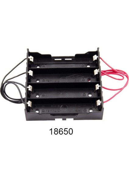 18650 Pil Yuvası 4'lü Paralel