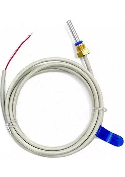 PT1000 Sıcaklık Sensörü 0C/105C Çelik Isı Probu 1.5 Metre IP68 Su Geçirmez Isıtıcı Fırın Kazan