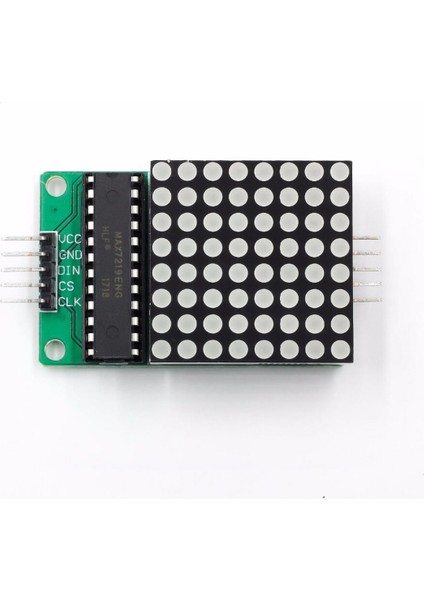 MAX7219 Nokta LED Matris Modül Dot Matrix 5V Ortak Katot 8x8 64 Nokta LED Ekran Saat
