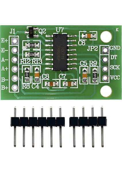 HX711 Çift Kanal Ağırlık Sensör Modülü Basınç Tartı Load Cell 24BIT Adc 128X Kazanç Pga Yükseltici