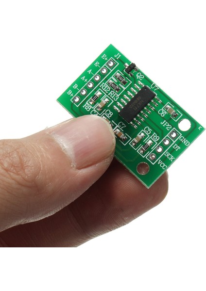 HX711 Çift Kanal Ağırlık Sensör Modülü Basınç Tartı Load Cell 24BIT Adc 128X Kazanç Pga Yükseltici