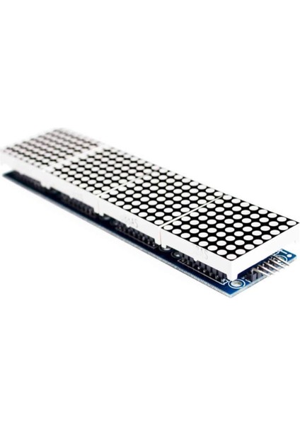 MAX7219 4lü Dot Matrix Modül 64 Nokta LED Ekran 5V 8x8 Matris 5 Pin Kontrol Ortak Katot
