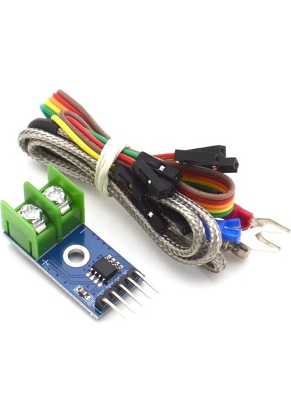 MAX6675 Modül + K Tip Termokupl - Sıcaklık Isı Sensörü -20C +85C