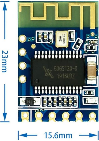 Jdy-62 Bluetooth Amfi Modül Mini Kablosuz Ses Mp3 Müzik Aktarma Çalma Stereo Ses Çıkış