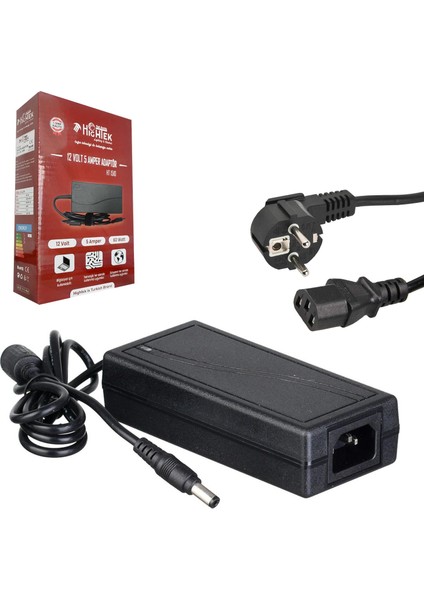 Hıghtek HT-1510 Adaptör 12 Volt 5 Amper 5.5x2.5mm Masa Tip