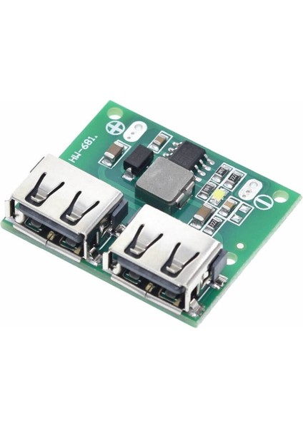 6-24V To 5V 3A Dual USB Çıkış Voltaj Düşürücü HW-681 2x USB Çıkış Şarj Taşınabilir Güç Kaynağı