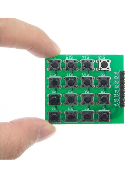 4 x 4 Matrix Keyboard Keypad 16 Buton Tuş Takımı Keyboard Klavye Alarm Şifre Kilit Güvenlik
