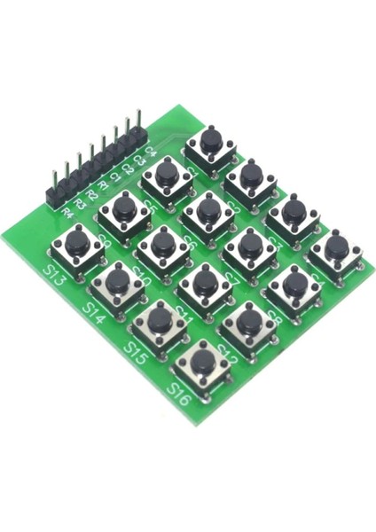 4 x 4 Matrix Keyboard Keypad 16 Buton Tuş Takımı Keyboard Klavye Alarm Şifre Kilit Güvenlik