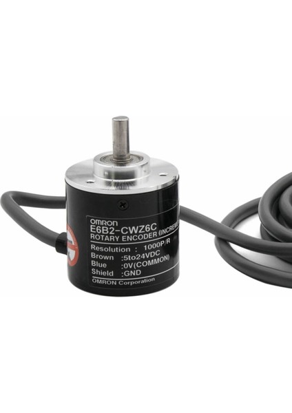Omron E6B2-CWZ6C 1000 Pals Optik Rotary Enkoder Dc 5V/24V Döner Encoder A B Z 3 Fazlı Motor
