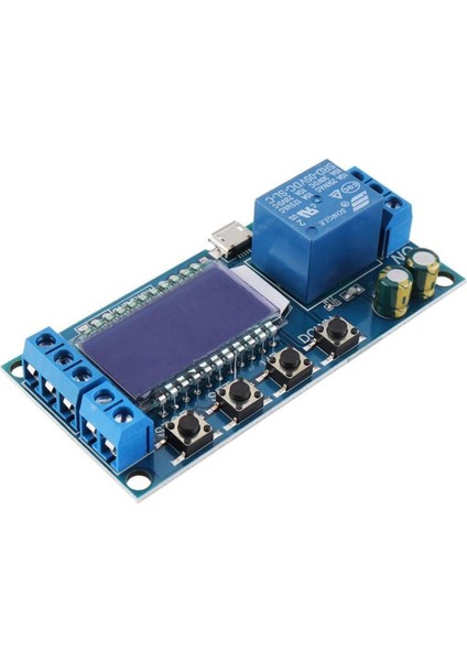 XY-LJ02 Zaman Ayarlı Röle Modül Micro USB Dc 5-30V Besleme Zamanlayıcı Gecikmeli Başlangıç 0.1sn