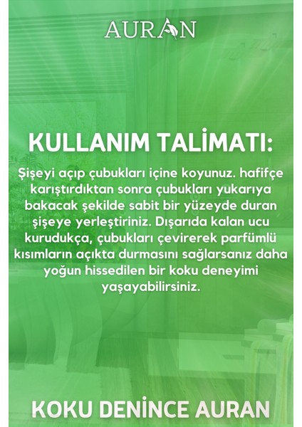 Okyanus Çubuklu Oda Kokusu Bambu Kokusu Ocean Reed Diffuser 50ml