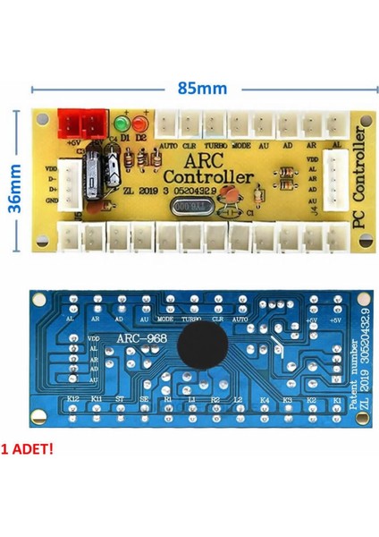 Arcade USB Kontrol Kart Seti Pc Joystick Oyun Kol Konsol Buton Kablo Kit 5V Diy Sıfır Gecikme Kit fiyatları