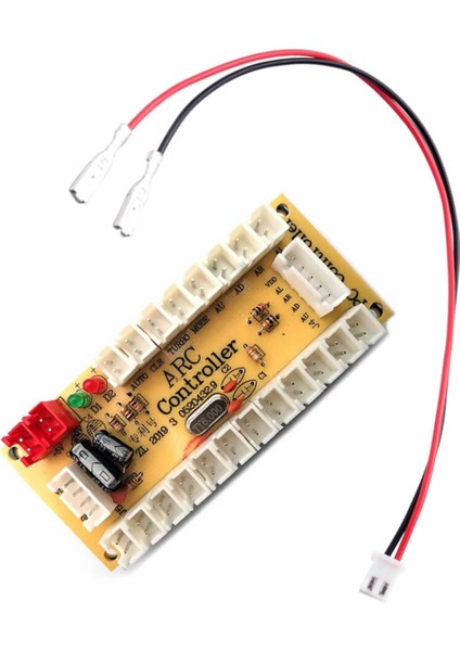 Arcade USB Kontrol Kart Seti Pc Joystick Oyun Kol Konsol Buton Kablo Kit 5V Diy Sıfır Gecikme Kit fırsatları