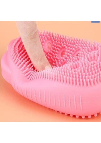 Slikon Banyo Sırt Kesesi Sünger Hazneli Köpürten Masajlı Sırt Kesesi modelleri