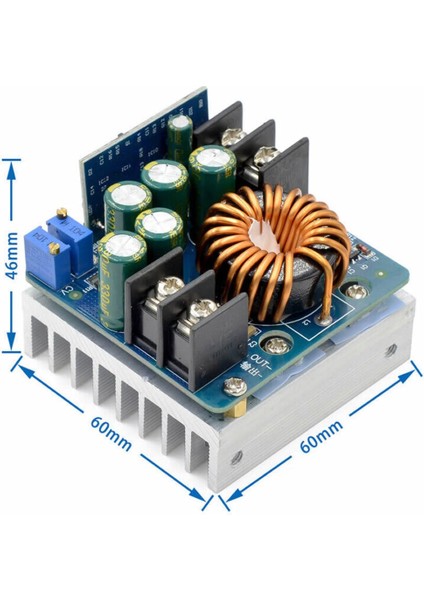 400W 12V / 60V 15A Voltaj Düşürücü Modül Güç Kaynağı Voltaj ve Akım Ayarlanabilir Dc Dc Step Down