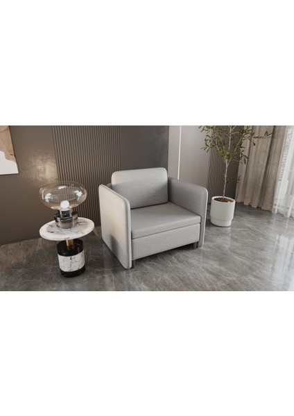 Yatuyu® Tekli Yataklı Refakatçi Koltuğu (Otel, Hastane, Rezidans, Genç Odası Koltuğu)