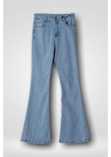 Ym 721 Ispanyol Paça Denim Pantolon