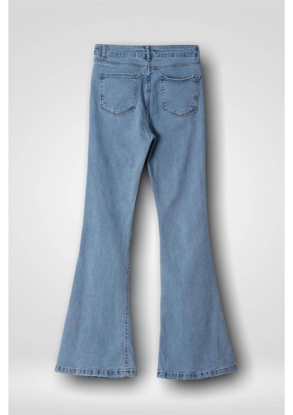 Ym 721 Ispanyol Paça Denim Pantolon