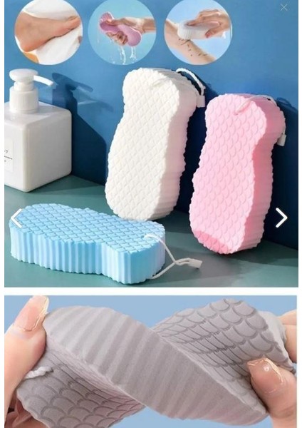 Yumuşak Banyo Duş Süngeri Cilt Temizleyici Sünger Bebek Çocuk Yumuşak Duş Lifi indirimleri
