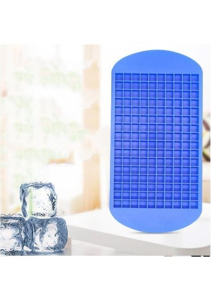 Mini Buz Küpü 160 Bölmeli Slikon Buz Kalıbı Içecek Soğutucu Mini Buzluk