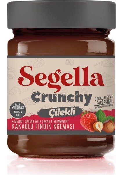 Çilekli Meyve Parçacıklı Kakaolu Fındık Kreması 350GR