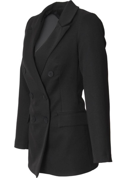 Hg 3001 Duble Astarlı Kruvaze Ceket